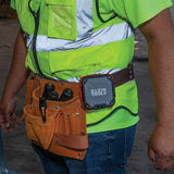Klein Tools Wireless Jobsite Speaker with Magnetic Strap – AEPJS2, 4.22 x 4.1 x 1.6 in
