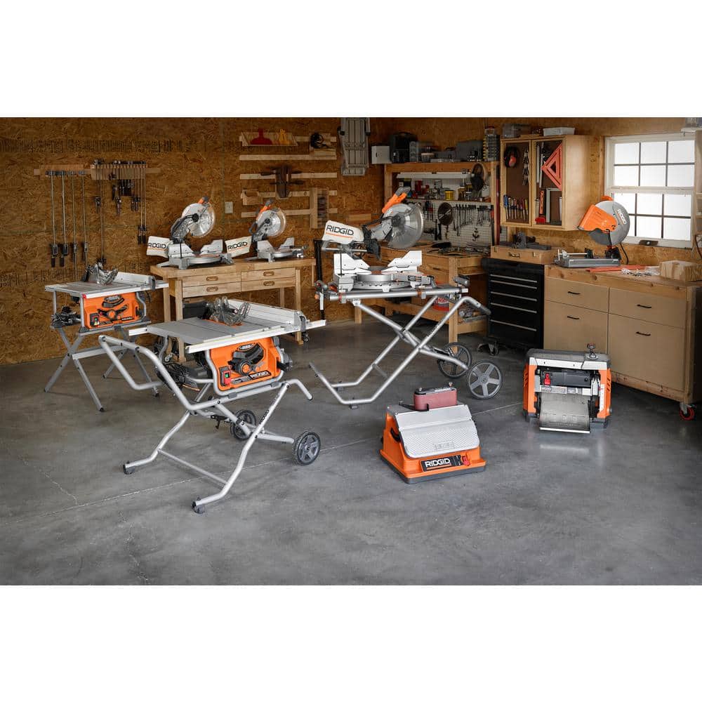 RIDGID 15 Amp Corded 13 in. Thickness Corded Planer with 13 in. Thickness Planer Replacement Blades (3-Pack)