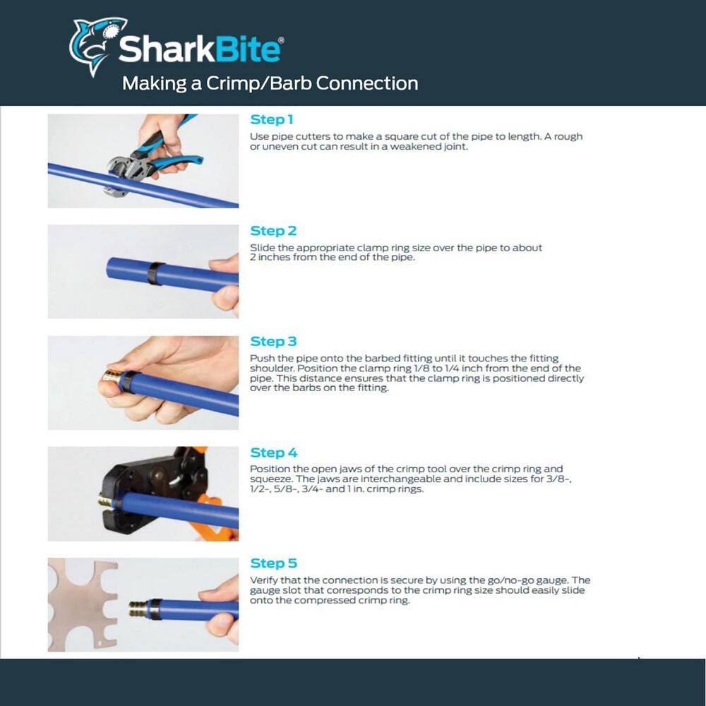 SharkBite 1/2 in. x 100 ft. Coil Oxygen Barrier Radiant Heating PEX Pipe (PEX-C)