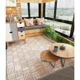 Interbuild 1 ft. x 1 ft. Interlocking Solid Hardwood Acacia Deck Tile in Organic White (10-Piece per Carton - 10 sq. ft.)