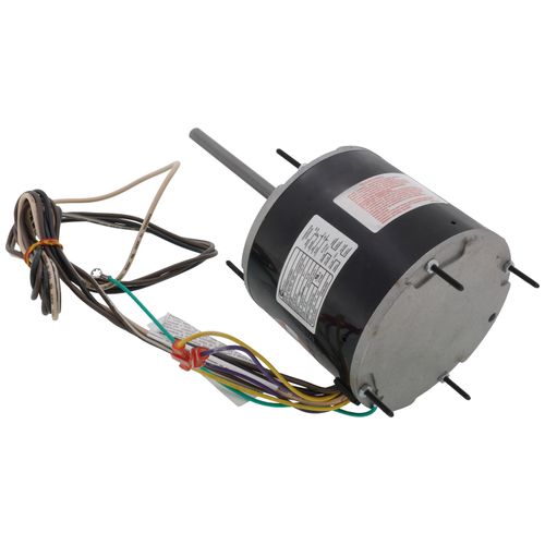 Century ORM5488B inducer motor - side view (Type: Permanent Split Capacitor; Voltage: 208/230V)