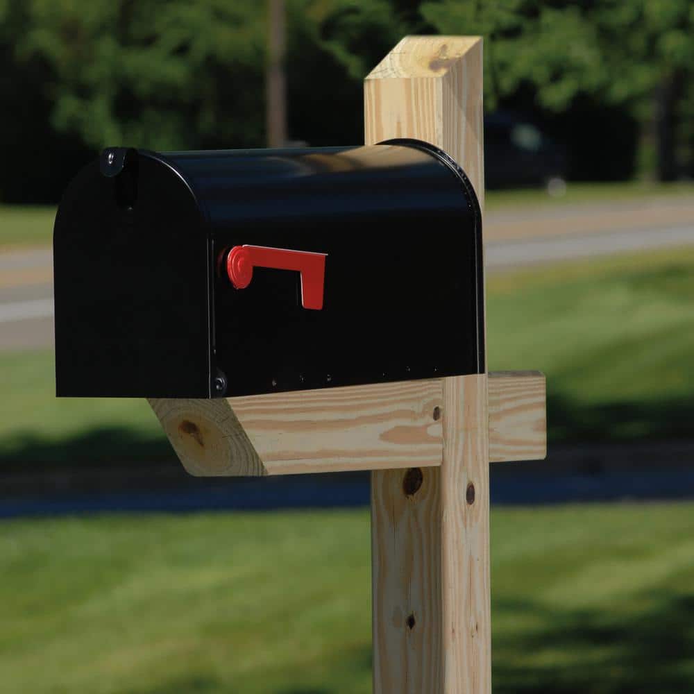 Outdoor Essentials Angled 72 in. x 4 in. x 4 in. Pressure Treated Mailbox Post