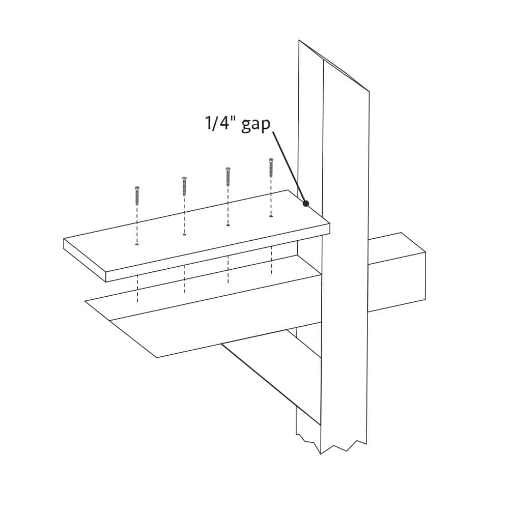 Outdoor Essentials 7.25 in. Pressure-Treated Wood Mailbox Mounting Board