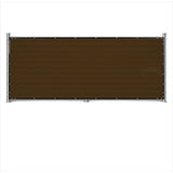 6 ft. x 50 ft. Brown Fence Privacy Screen Windscreen, with Bindings and Grommets, Heavy Duty