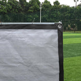 Unifirm Edge Reinforced Grommets-Free Privacy Fence Screen 90% Blockage Gazebo Backyard Shade Cover 3 ft. x 10 ft. Gray