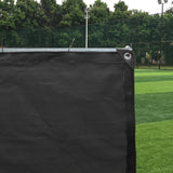 Unifirm Edge Reinforced Grommets-Free Privacy Fence Screen 90% Blockage Gazebo Backyard Shade Cover 6 ft. x 25 ft. Black