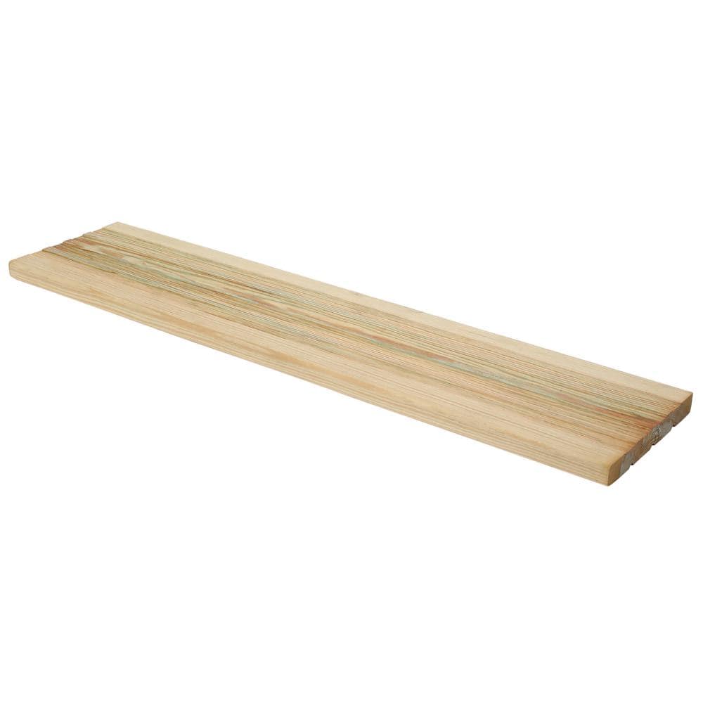 48 in. X 12 in. Pressure-Treated Southern Yellow Pine Wood Step-Tread