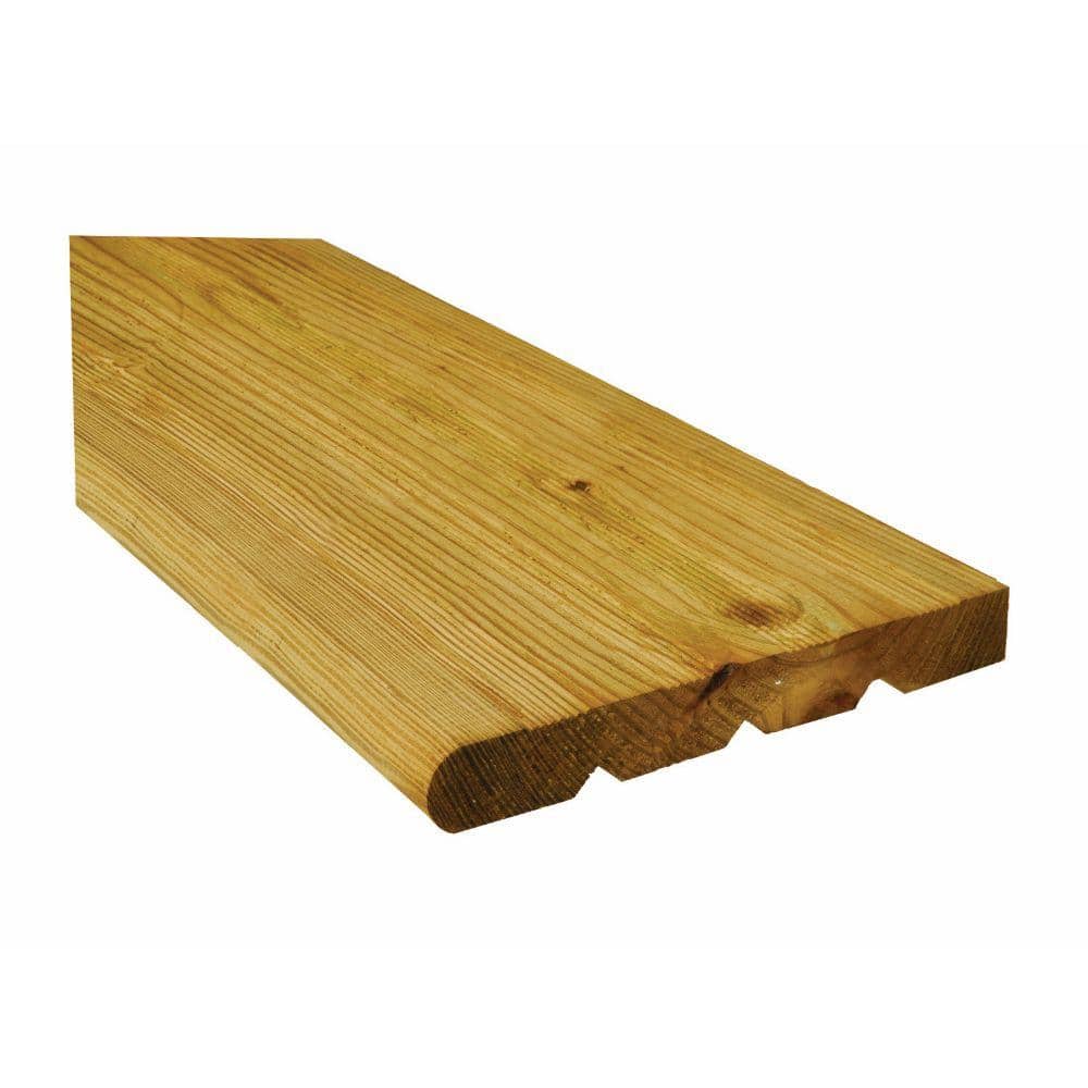 48 in. X 12 in. Pressure-Treated Southern Yellow Pine Wood Step-Tread