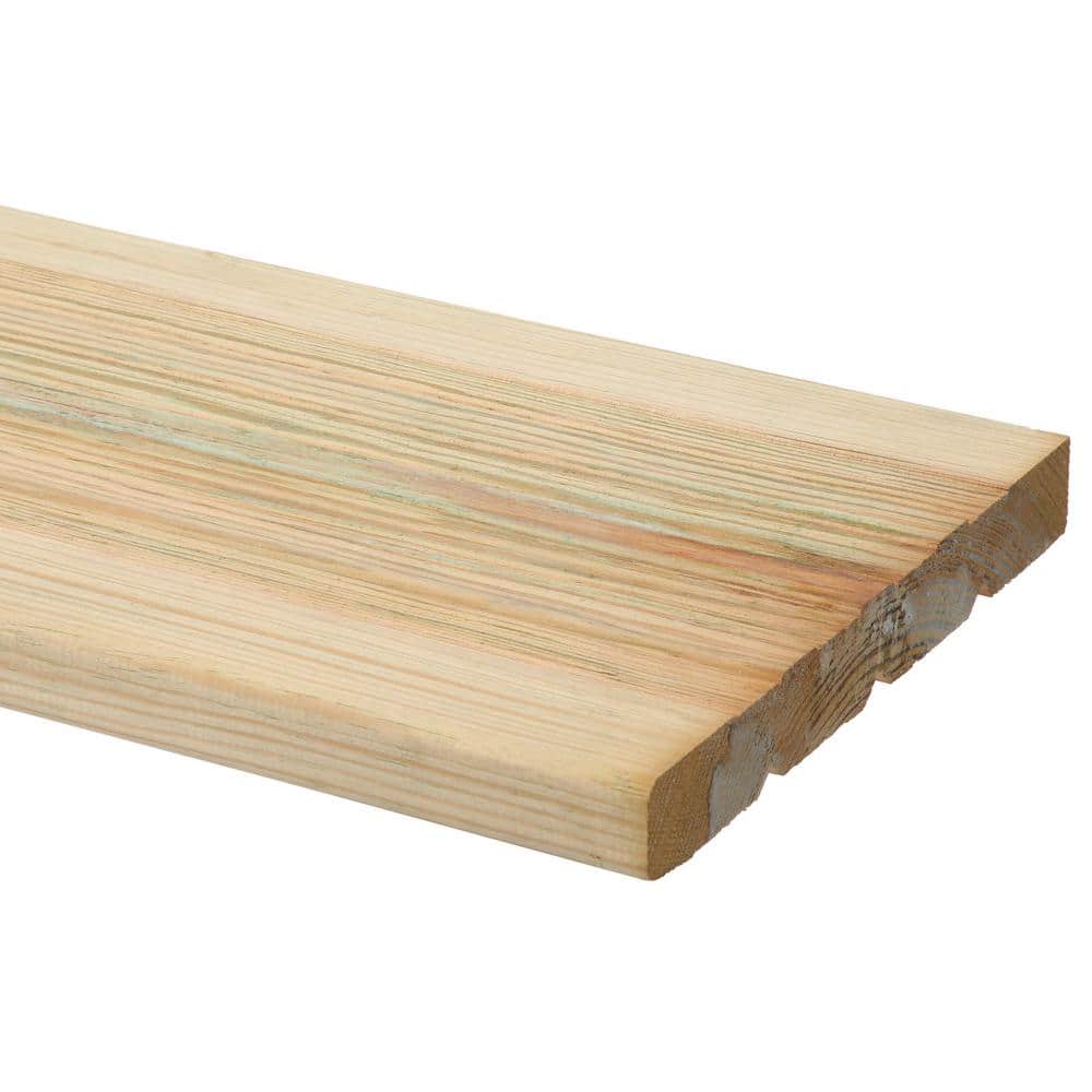 48 in. X 12 in. Pressure-Treated Southern Yellow Pine Wood Step-Tread
