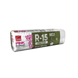 Owens Corning EcoTouch R-15 Kraft Faced Fiberglass Insulation Batt, 15 in. x 93 in., 67.81 sq. ft. Coverage