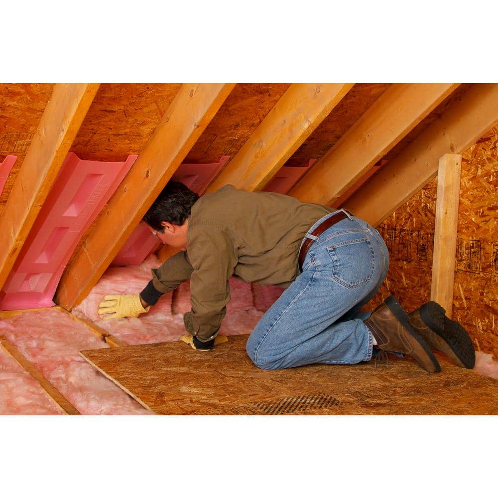 Owens Corning R-49 Kraft Faced Fiberglass Insulation Batts, 14 in. x 16 in. x 48 in.
