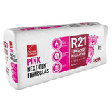 Owens Corning R-21 Unfaced Fiberglass Insulation Batts, 5.5 in. x 23 in. x 93 in. (5 Bags)