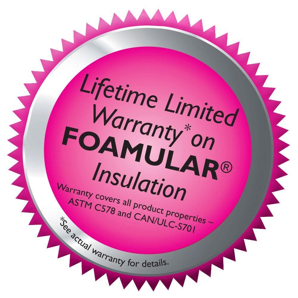 Owens Corning R-3 (15 PSI) FOAMULAR NGX 150 Extruded Polystyrene Foam Board Insulation, 1/2 in. x 4 ft. x 8 ft., Square Edge
