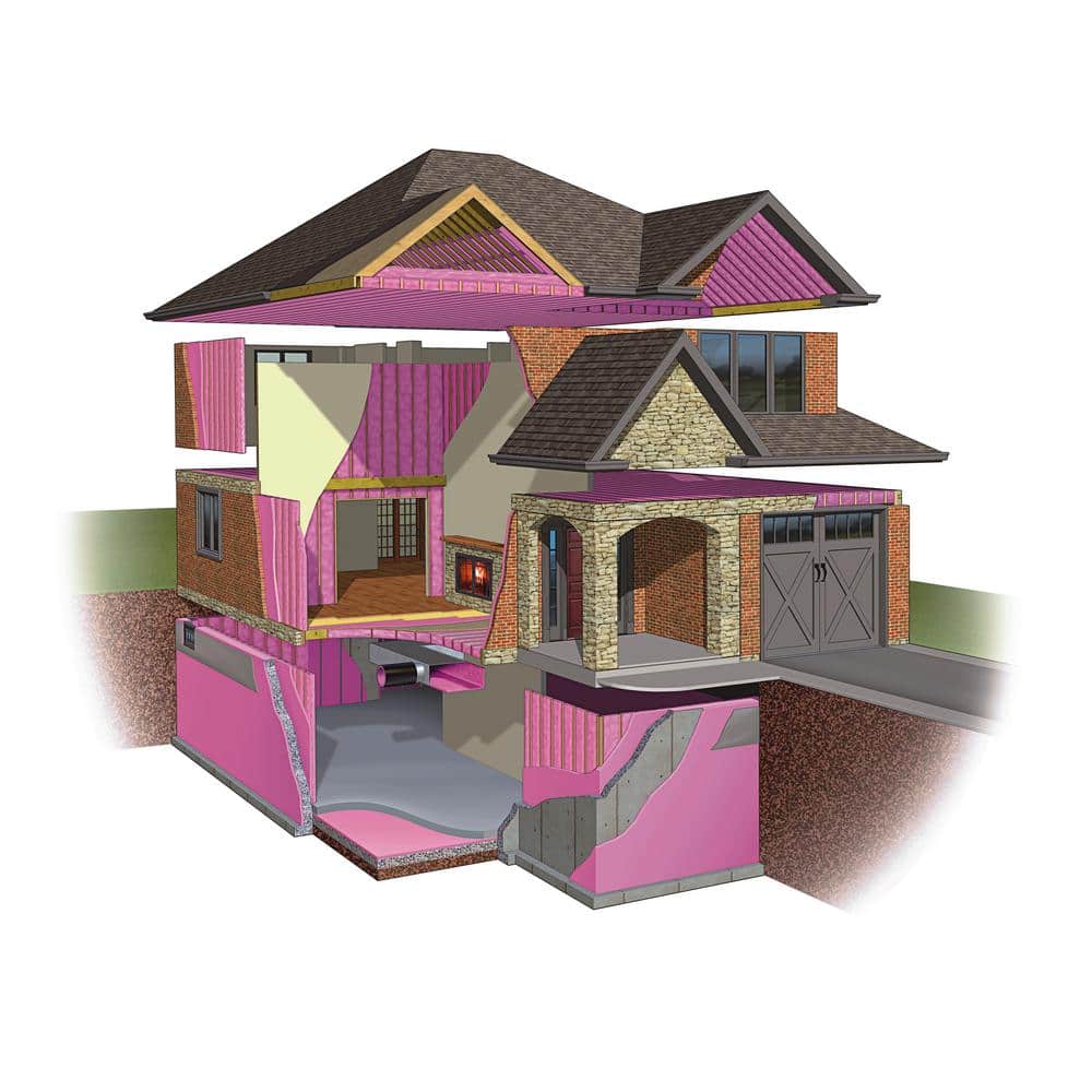 Owens Corning Garage Door Fiberglass Insulation Kit, R-8, Vinyl-Faced, 22 in. x 54 in. Panels, 65 sq. ft. Coverage