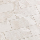 Daltile Canyon Gate Oyster White Matte 12 in. x 24 in. Glazed Porcelain Floor and Wall Tile (15.6 sq. ft./Case)