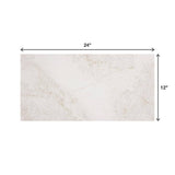 Daltile Canyon Gate Oyster White Matte 12 in. x 24 in. Glazed Porcelain Floor and Wall Tile (15.6 sq. ft./Case)