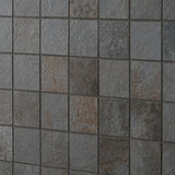 Angela Harris Flatiron Graphite Gray 2x2 Matte Porcelain Mosaic Tile