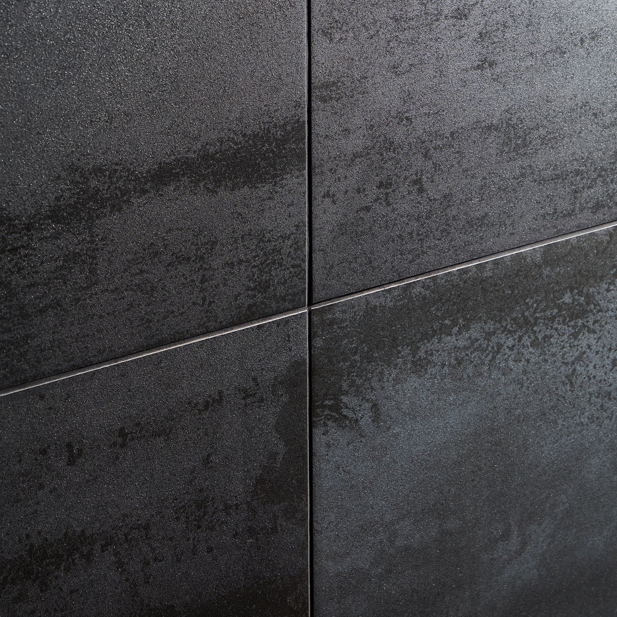 Hewlett Black Matte Porcelain Tile 12x24 - Lux Tile