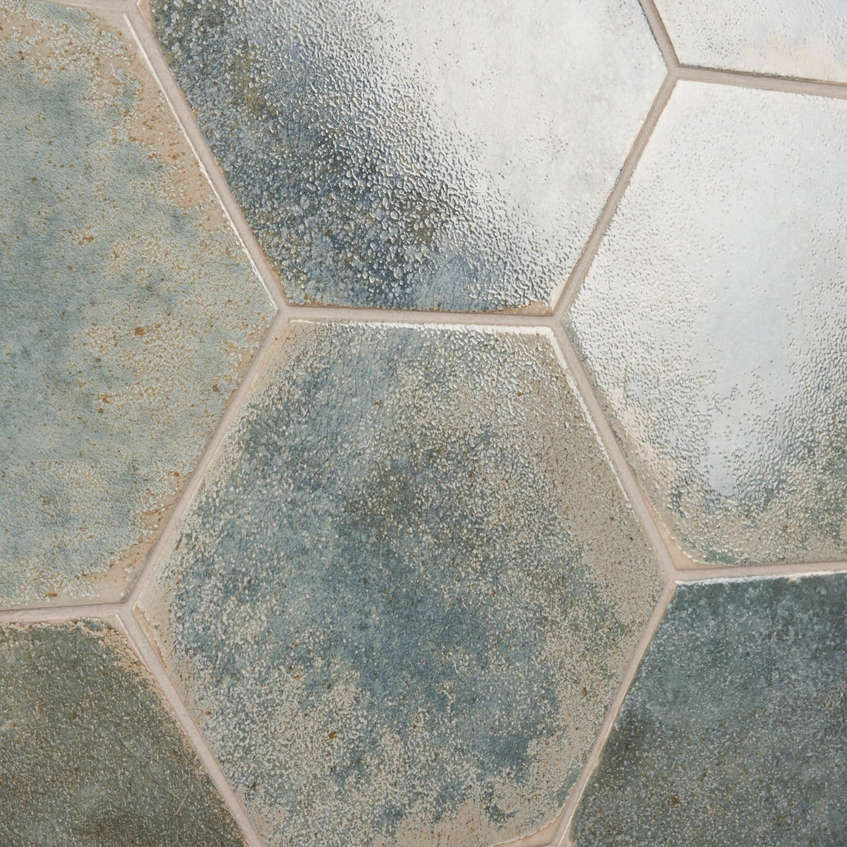 Lux Tile Kalay Green 9" Hexagon Polished Porcelain Tile