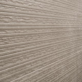 Stoneside Cream Beige Deco 12x36 Textured Matte Ceramic Tile by Lux Tile