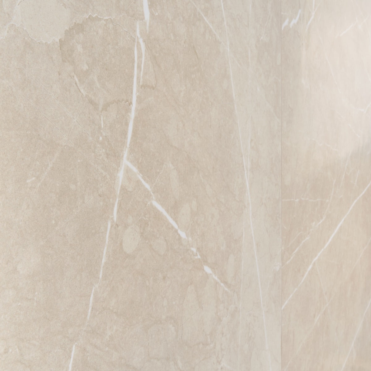 Autograph Crema Beige 48x48 Marble Look Satin Porcelain Tile - Tilebar
