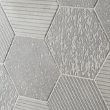 Texstone Gray Hexagon Matte Porcelain Tile - Lux Tile