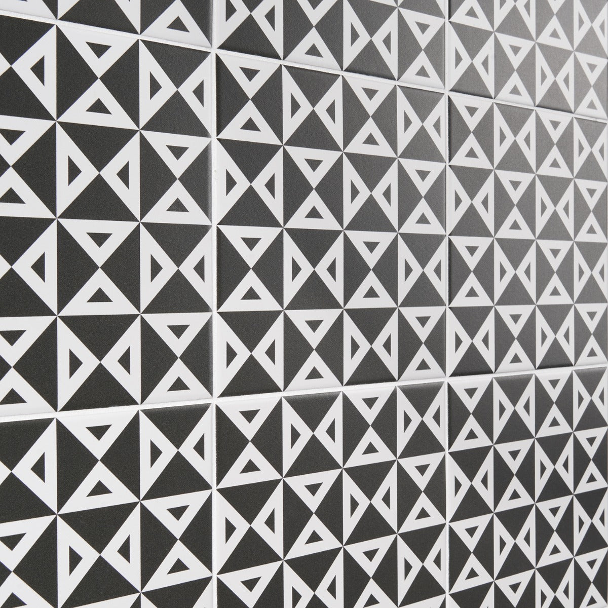 B2W Angle Negative 8x8 Matte Porcelain Tile - Lux Tile