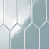 Tehama Crackled Blue 3x12 Ceramic Tile - Lux Tile