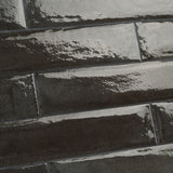 Tilebar Nero Black 3x16 Polished Porcelain Subway Tile
