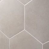 Pergola Taupe 12.5" Hexagon Matte Porcelain Tile - Lux Tile