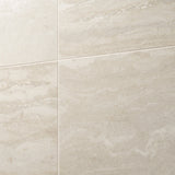 Basic Travertine Beige & Cream 12x24 Matte Porcelain Tile - Lux Tile