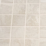 Basic Travertine Beige & Cream 2x2 Matte Porcelain Mosaic Tile