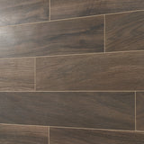 Silkwood Walnut Brown 8x48 Matte Porcelain Tile - Lux Tile