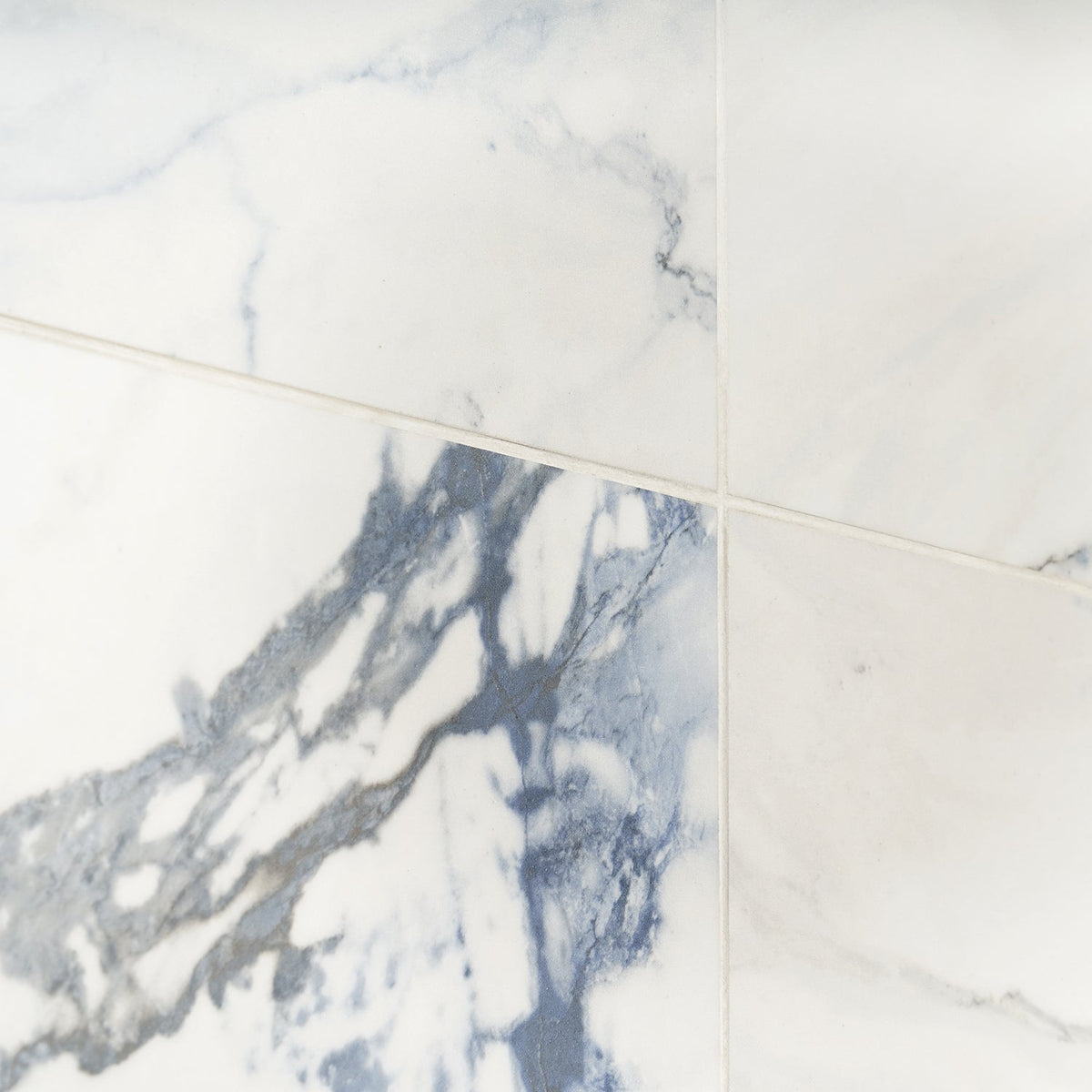 Calacatta Azur Matte Porcelain Tile 12x24 - Lux Tile