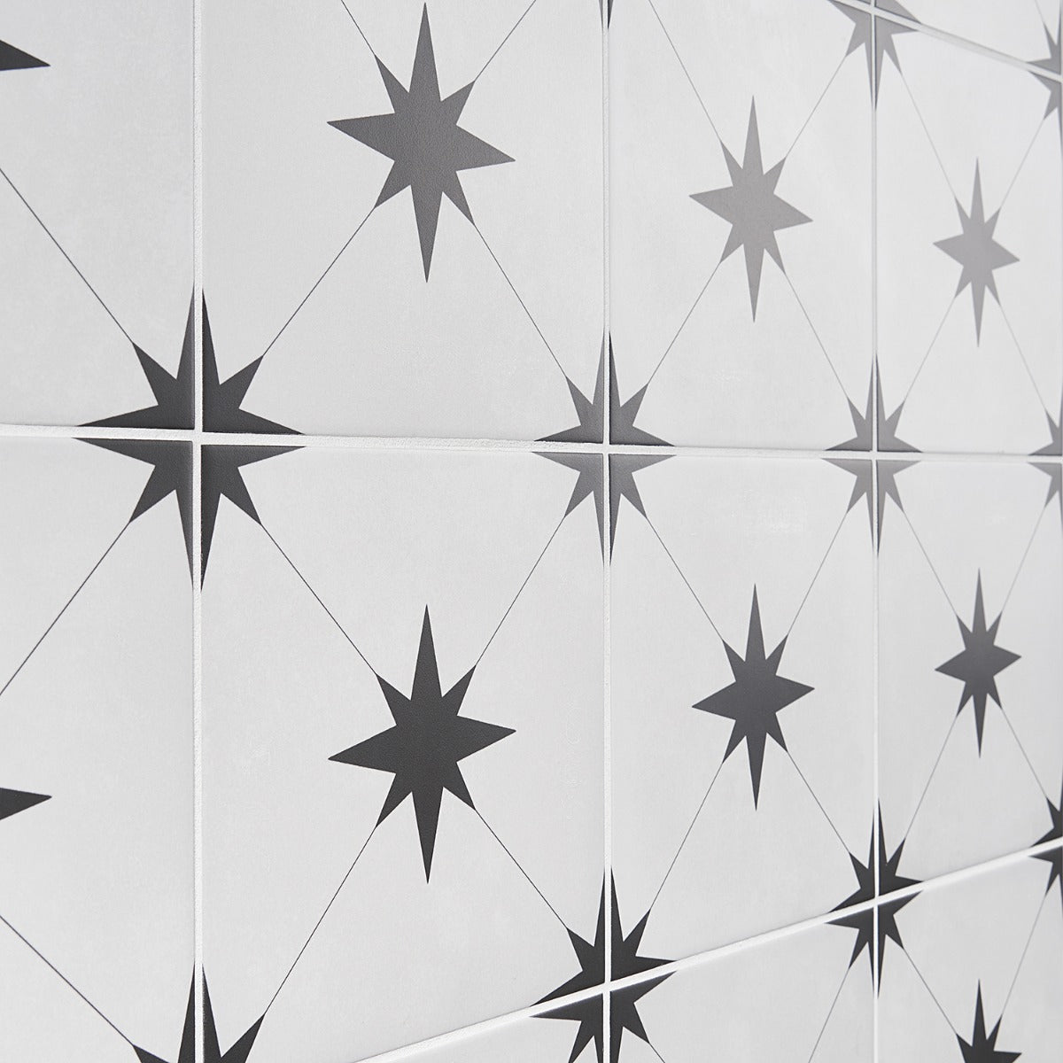 Tau Blanco White 9x9 Matte Porcelain Tile by Lux Tile