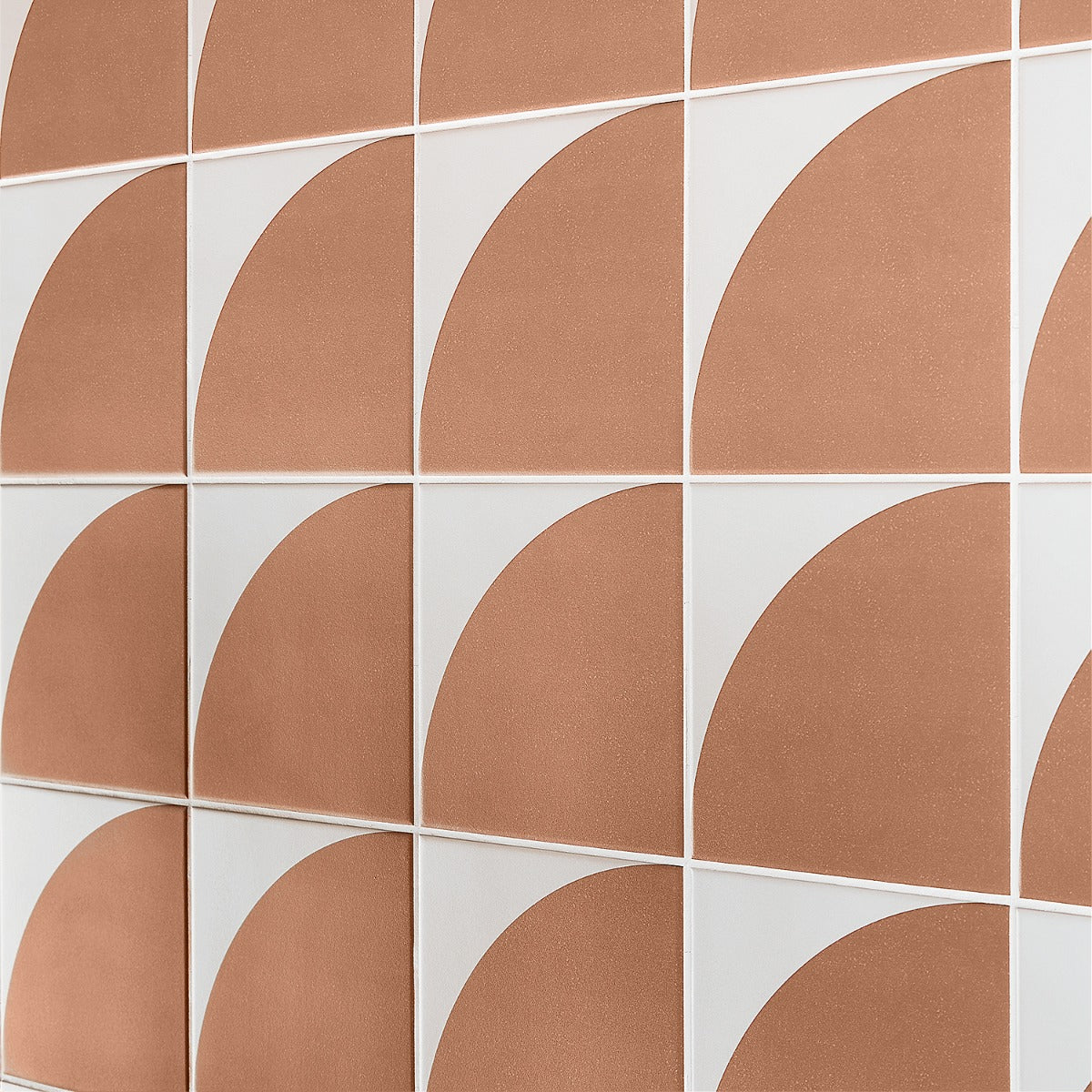 Stacy Garcia Maddox Deco Terracotta 8x8 Matte Porcelain Tile