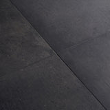 Bronx Black 24x48 Matte Porcelain Tile - Industrial Concrete Look