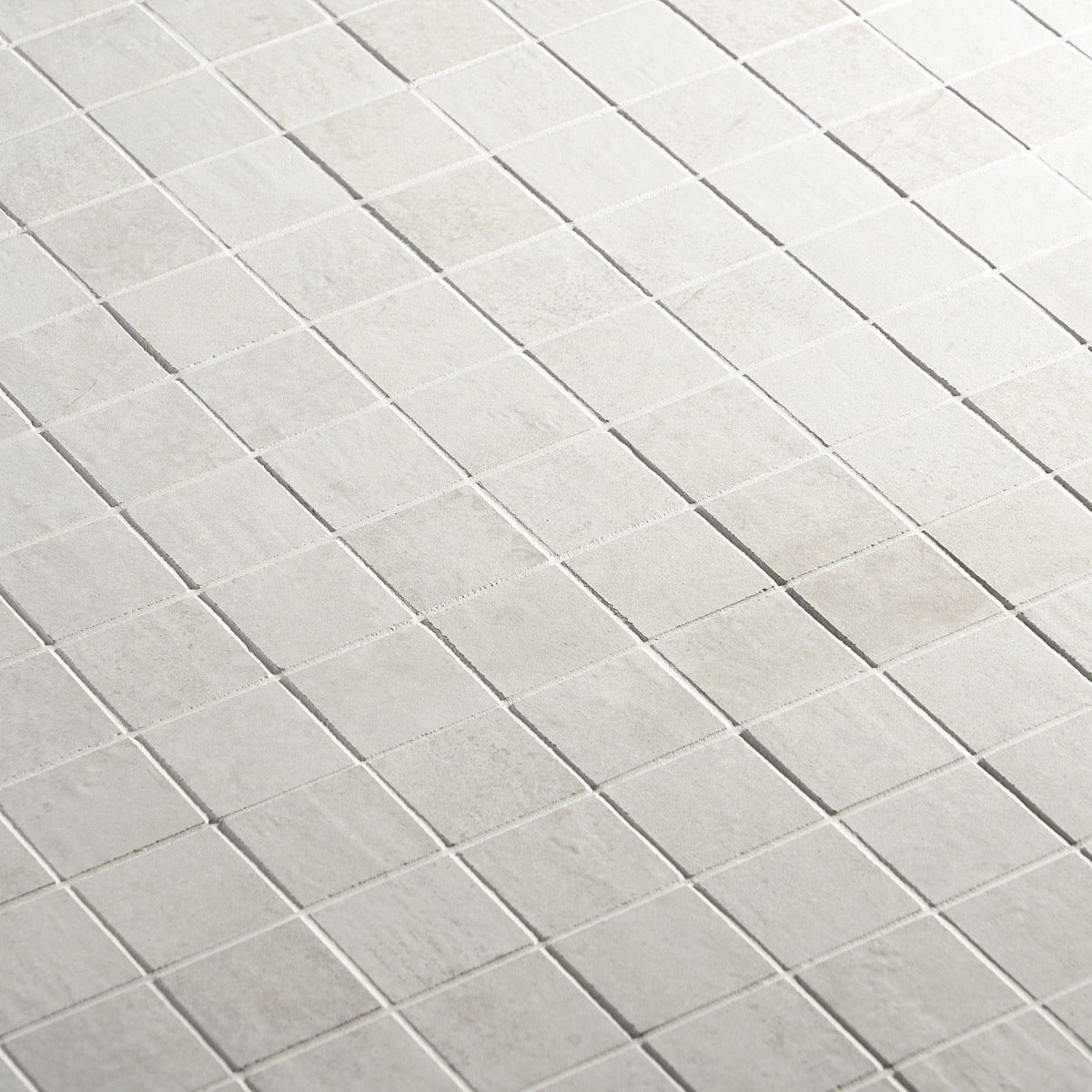 Bronx White Matte Porcelain Mosaic Tile - 2x2 Inches
