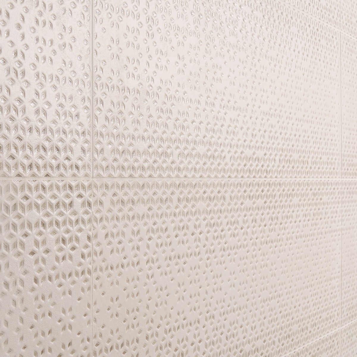 Terramay Flower Taupe 12x36 Textured Mixed Finish Ceramic Tile