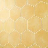 HexArt Yellow 8" Hexagon Matte Porcelain Tile by Lux Tile