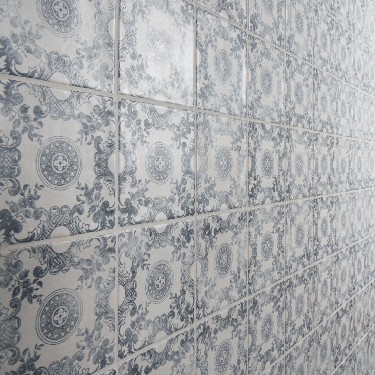 Talia Cala Blue 5x5 Matte Ceramic Tile by Paula Purroy