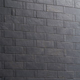 Lux Tile Portrait Black Weave Matte Porcelain Mosaic Tile