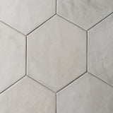 Ava Sabbia Gray 8" Hexagon Matte Porcelain Tile - Lux Tile