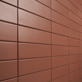 Roller Terracotta Matte Porcelain Subway Tile - 3x11