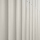 Roller White Fluted Column 4x36 3D Handmade Matte Ceramic Tile