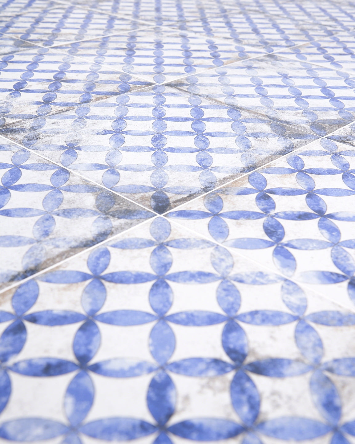 Lenox Charm Blue 8x8 Matte Porcelain Tile for Walls and Floors