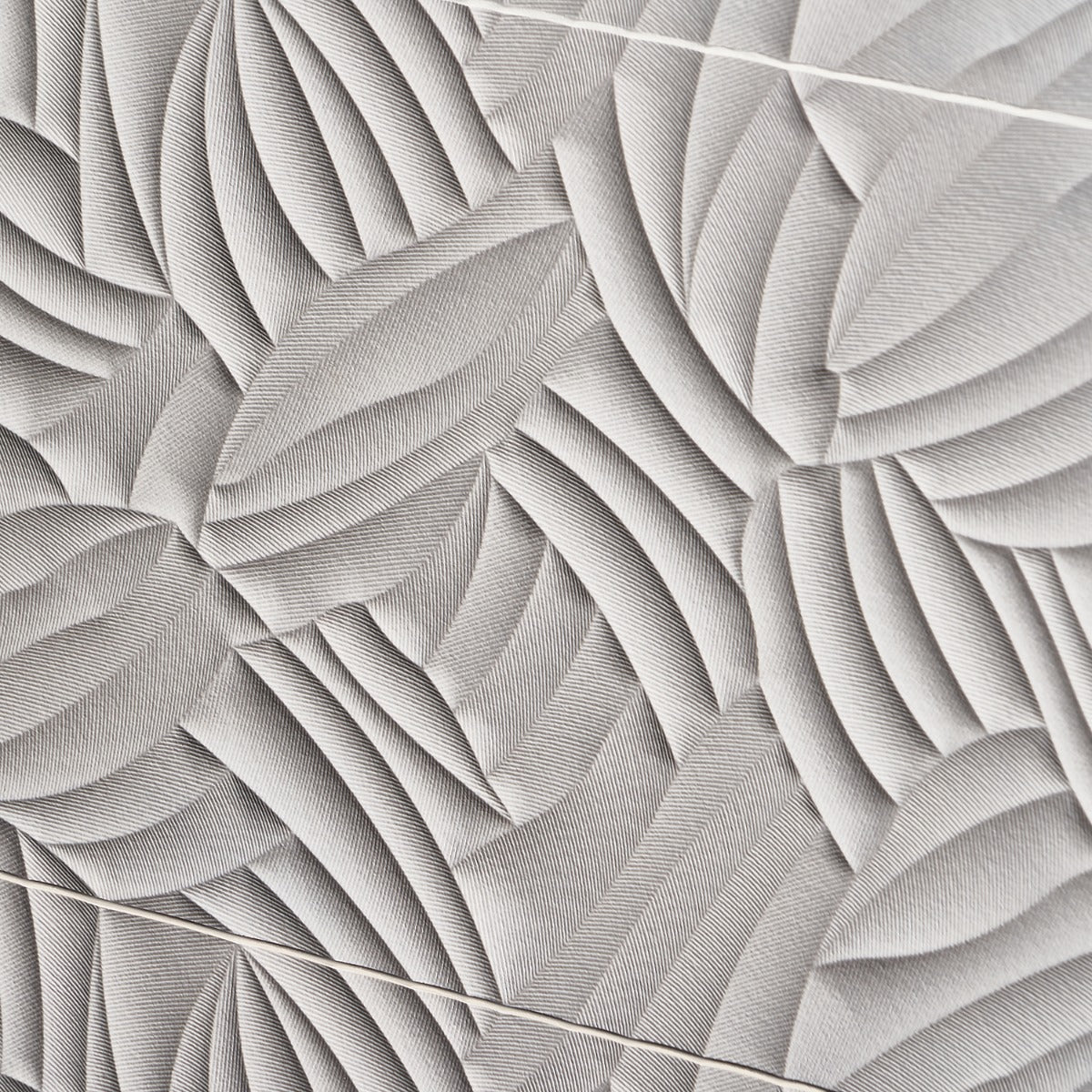 Lux Tile Wonderland Garden White 12x36 Polished Ceramic Wall Tile