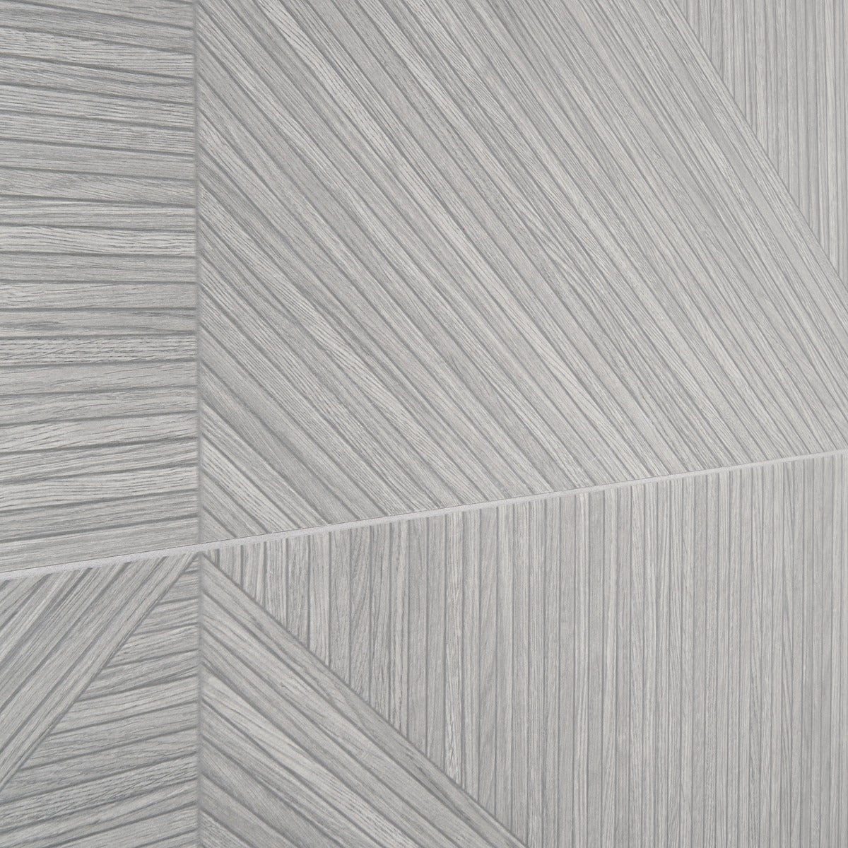 Tilebar Enso Gray 24x48 Ribbed Matte Fluted Porcelain Tile