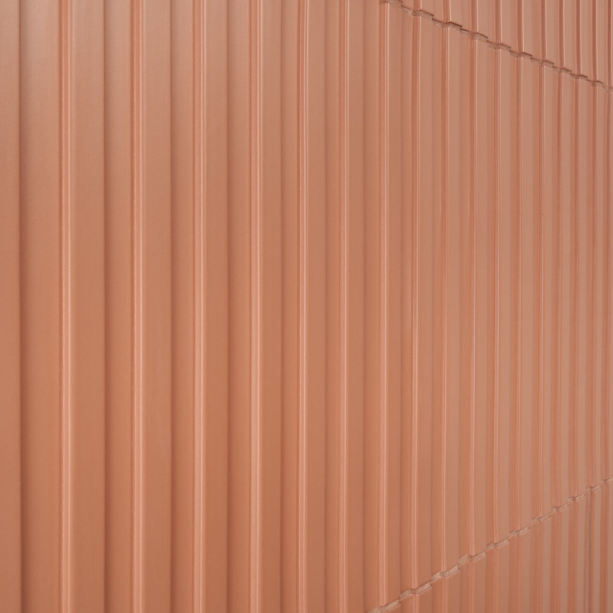 Bariano Terracotta 6x16 Fluted 3D Matte Porcelain Tile - Lux Tile