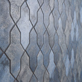 Lux Tile Parma Cruz Denim Blue 5x8 Terracotta Look Matte Porcelain Tile